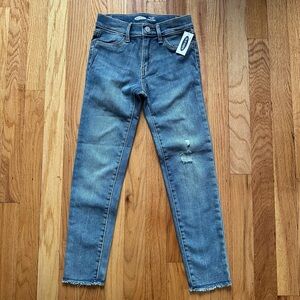 NWT Old Navy Ballerina Jegging Frayed Hem size 8